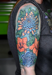 Family Flower tattoos