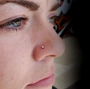 Nose piercings by Tim