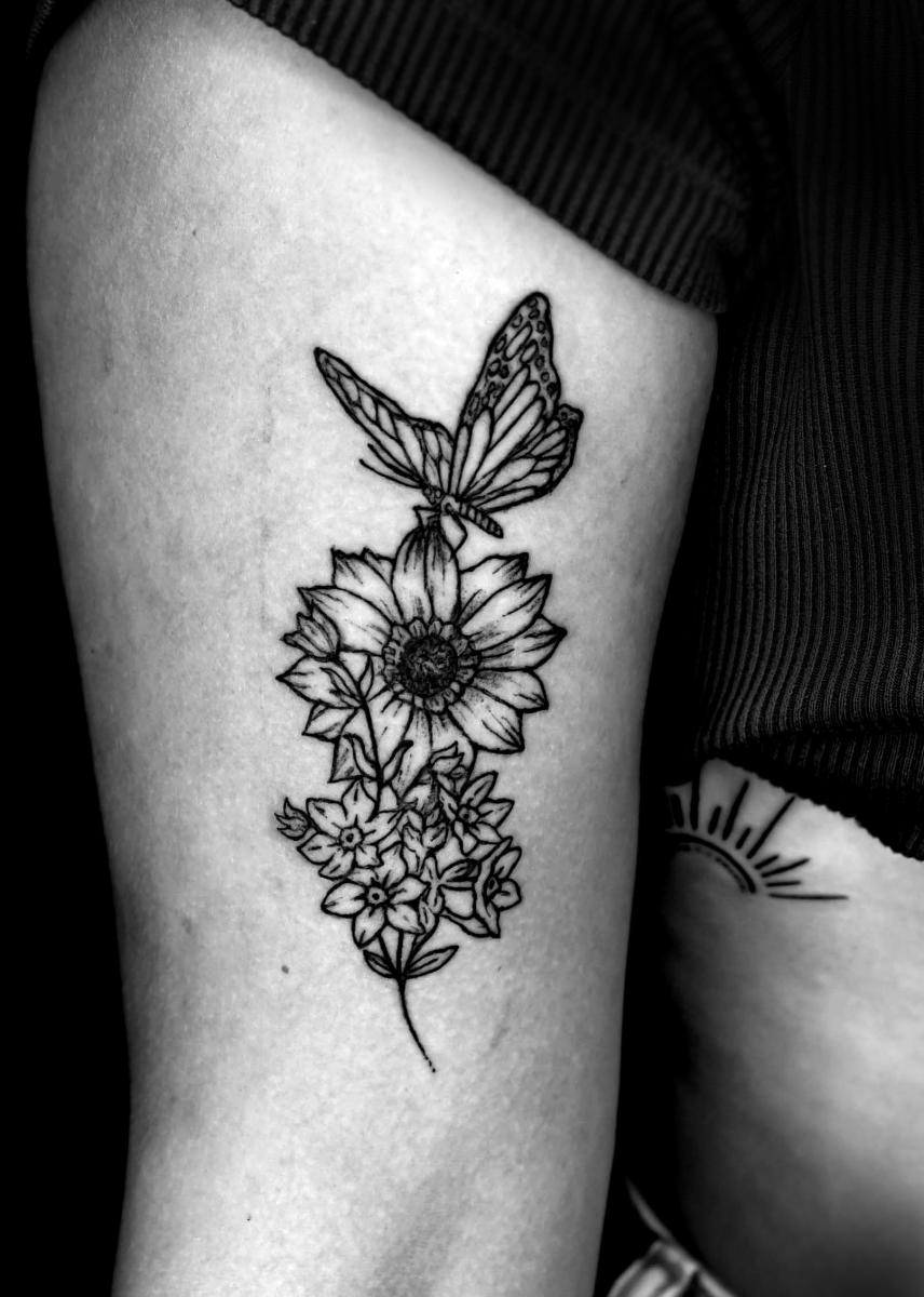Art Immortal Tattoo : Tattoos : Flower : Sun water flower colors
