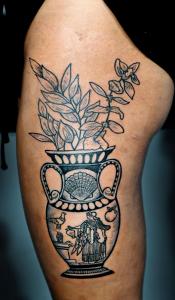Aphrodite goddess vase