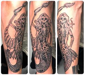 Evil Skeleton Mermaid 