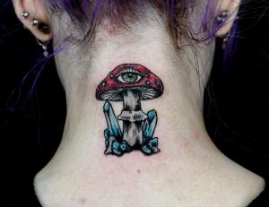 Seeing Eye Mushroom ink