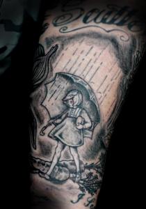 Morton Salt Girl Tattoo
