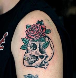 Skull tattoo design