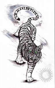 Tiger Design tattoo
